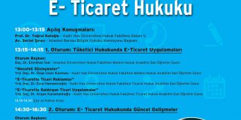 Güncel Gelişmeler E-Ticaret Hukuku Paneli